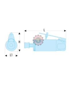 Alternative view of meuleuse droite compacte pneumatique facom v.345fpb
