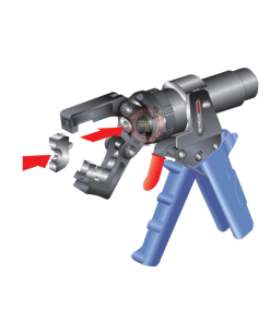 Alternative view of Pince à sertir hydraulique gâchette pour cosses tubulaires et manchons Facom 985913
