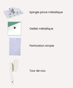 Alternative view of Badge nominatif ensemencé