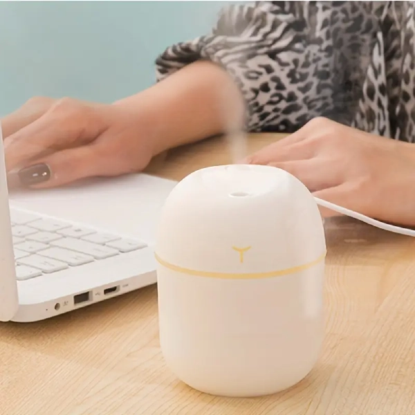 Mini Humidificateur d’Air Portable avec Lampe LED – Image 2
