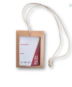 Porte badge et badge à planter