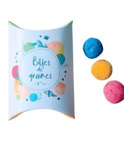 Seed bomb x3 boite personnalisée