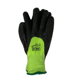Gant tricot et caoutchouc doublé