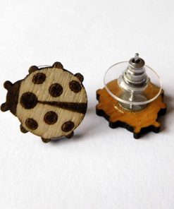 Clous d’oreille coccinelles