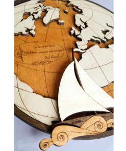 Alternative view of Voilier traversant l&rsquo;Atlantique