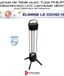 Lampe UV-C de table – Désinfection